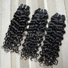 深い巻き毛のバージンのマレーシアの毛延長等級7Aの完全なクチクラの毛の織り方